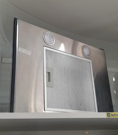 Coifa de Parede 80cm Vidro Curvo Slim Fogatti - 127V